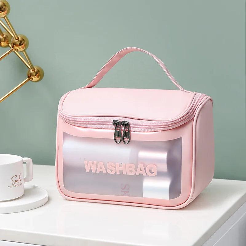 Necessaire Bolsa de Maquiagem impermeável transparente - imperium shop