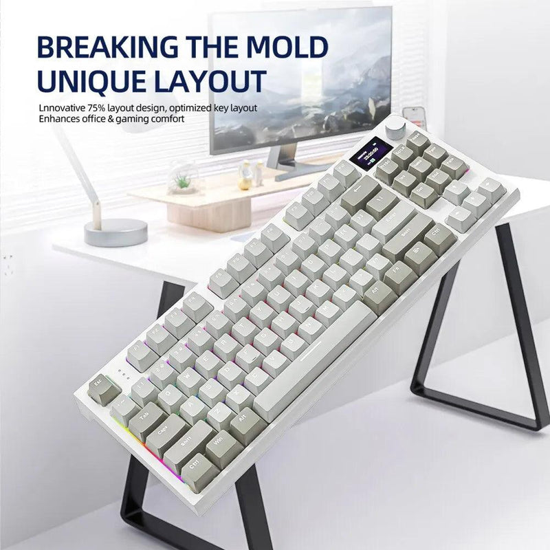 Teclado mecânico K86 bluetooth 2.4 - imperium shop