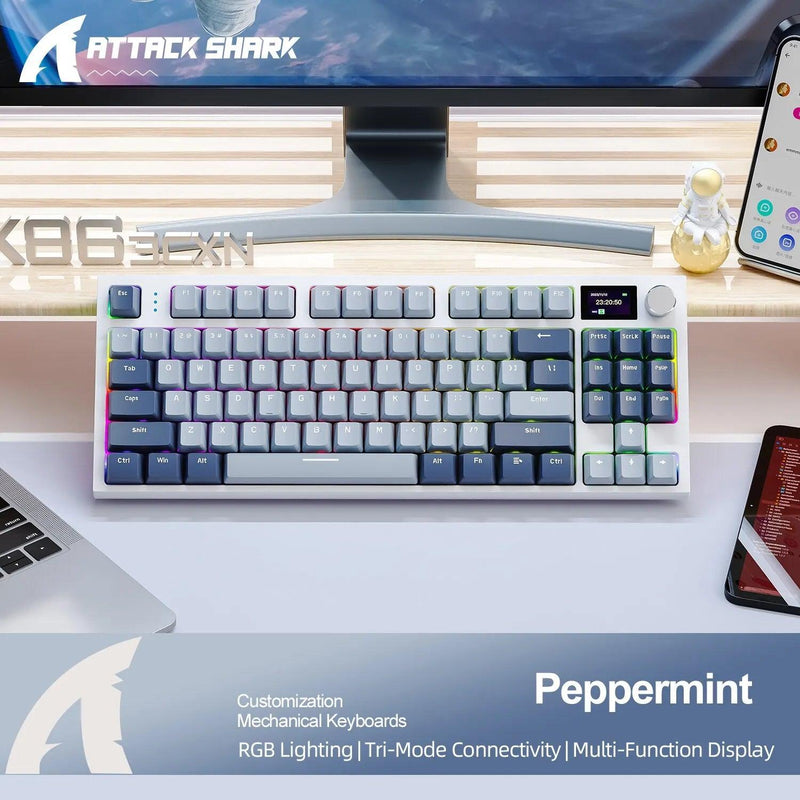 Teclado mecânico K86 bluetooth 2.4 - imperium shop